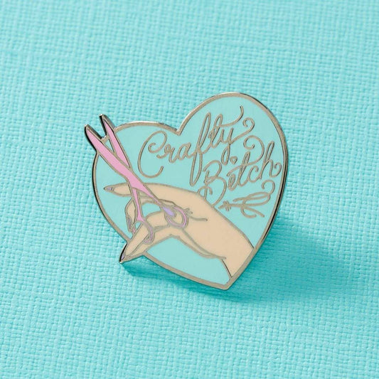 Punky Pins - Crafty Bitch Enamel Pin