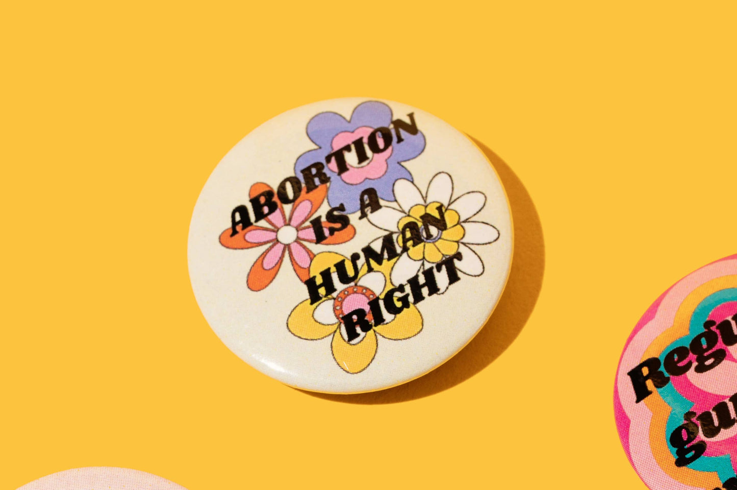 GetBullish - Abortion is a Human Right Pro-Choice Button