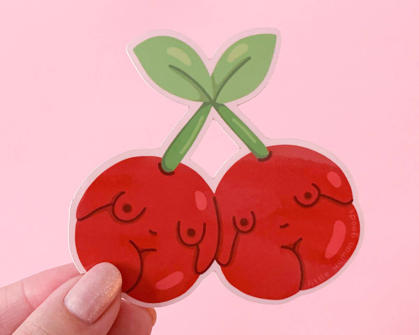 Little Woman Goods - Cherry Girls Vinyl Sticker