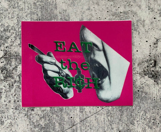 GetBullish - Eat the Rich Vinyl Sticker